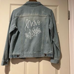 Perfect for wedding! MRS Jean Jacket